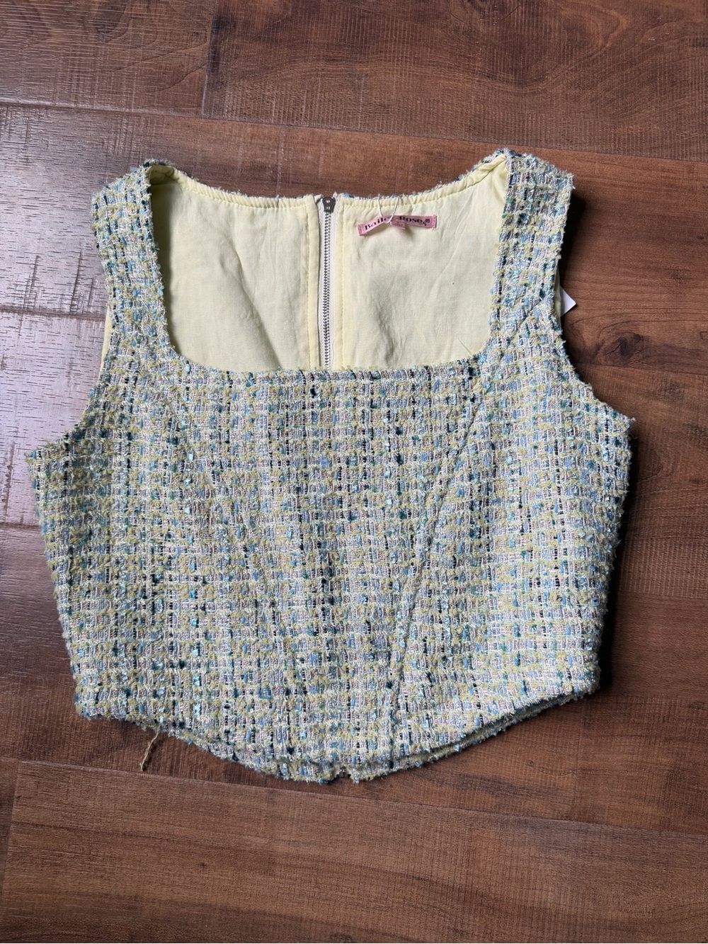 Boutique Tweed Top